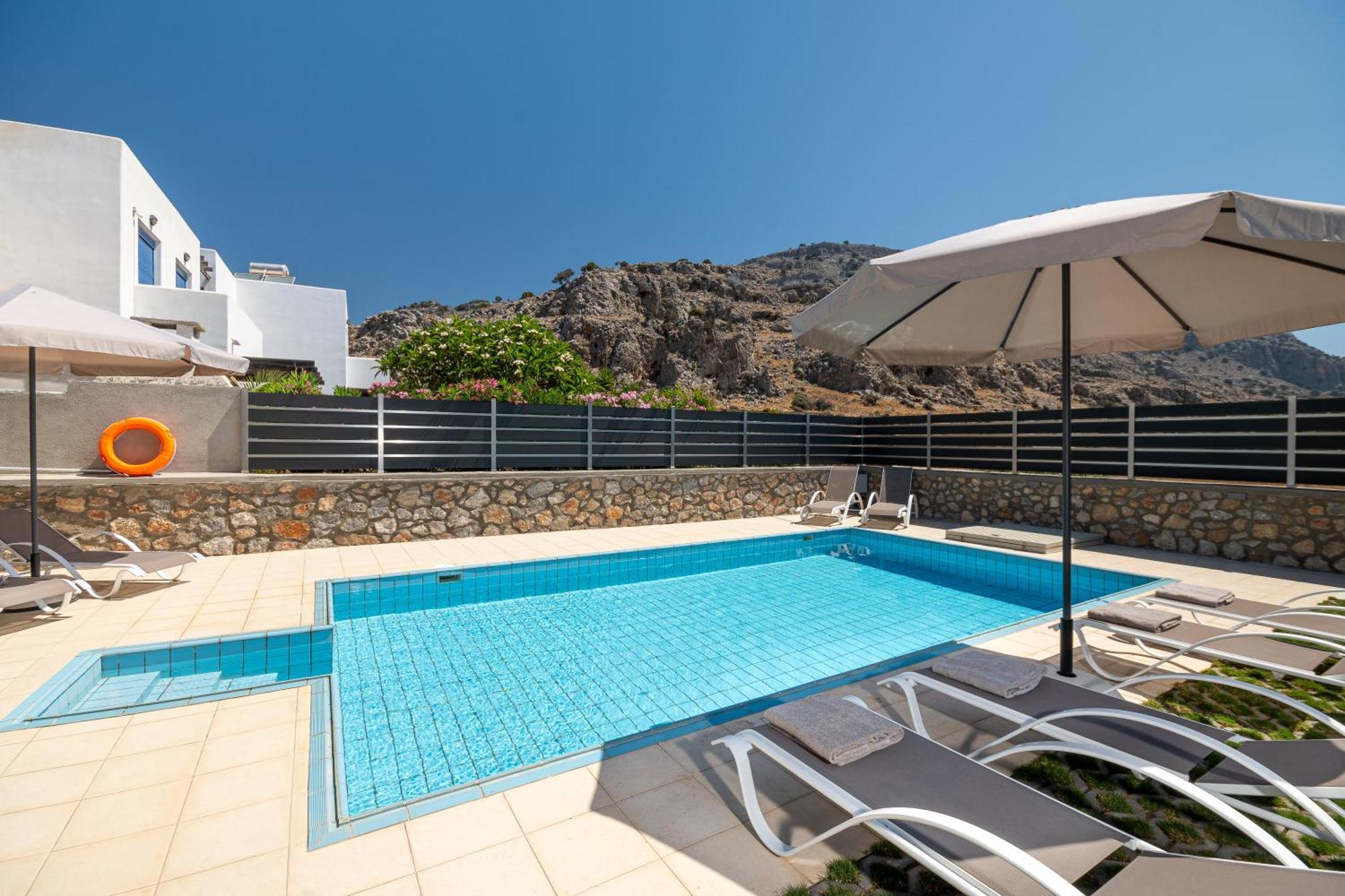 Villa Mariani II - In Lothiarika, Newly Renovated June 2024, Private Pool, Lindos 10 Min, Beach 120M Λάρδος Εξωτερικό φωτογραφία